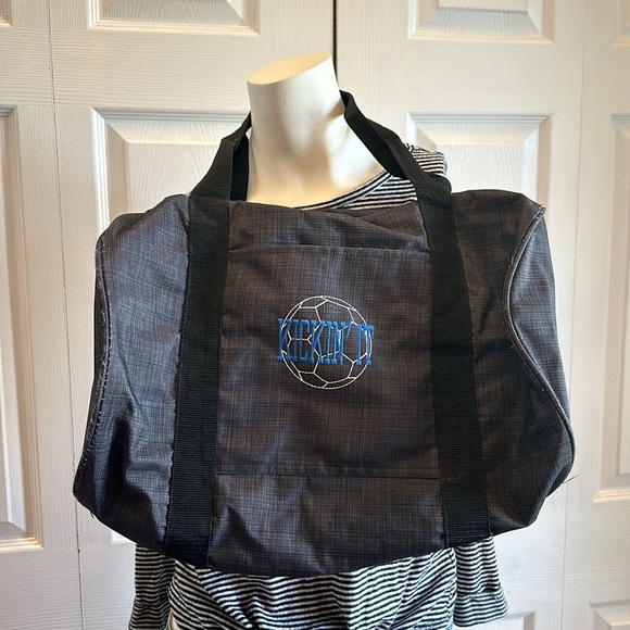 Small soccer thirty-one duffle bag with “Kickin it” on the front. Bundle & Save! - Picture 2 of 3